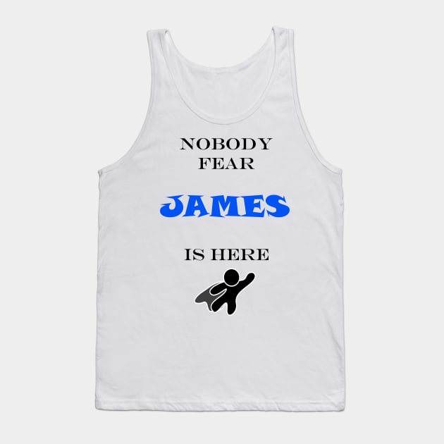 NOBODY FEAR - JAMES Tank Top by DESIGNSBY101